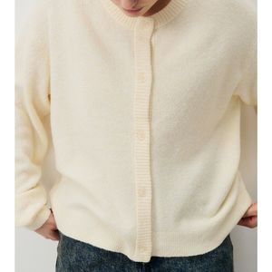 AMERICAN VINTAGE - DAMSVILLE - Vest - Lichtbeige - Lange Mouwen - Ronde Hals