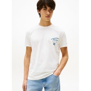 Tommy Jeans - T-shirt - Regular Fit - Effen - Puur Katoen