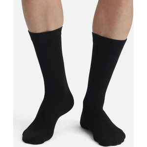 Set van 2 paar sokken DIM. Bio katoen materiaal. Maten 43/46. Zwart kleur