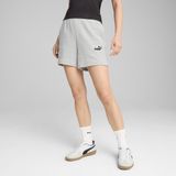 Puma - Ess Small No. 1 Logo - Korte Sportbroek - Zwart - French Terry - Gerecycled Materiaal