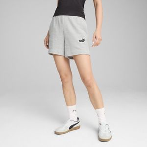 Puma - Ess Small No. 1 Logo - Korte Sportbroek - Zwart - French Terry - Gerecycled Materiaal