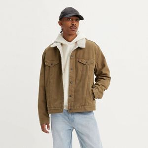 LEVI'S - Truckervest Sherpa Type 3 - Katoen - Beige