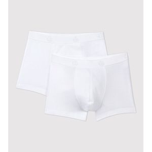 Set van 2 boxershorts PETIT BATEAU. Katoen materiaal. Maten 3 jaar - 94 cm. Wit kleur