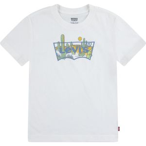 T-shirt met korte mouwen LEVI'S KIDS. Katoen materiaal. Maten 12 jaar - 150 cm. Wit kleur