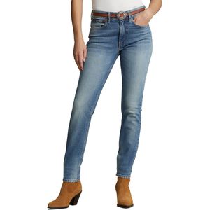 Verwassen skinny jeans POLO RALPH LAUREN. Katoen materiaal. Maten 27 US - 34/36 EU. Blauw kleur