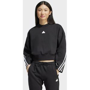 ADIDAS - 3 Stripes Future Icons - Sweater - Zwart - Katoen