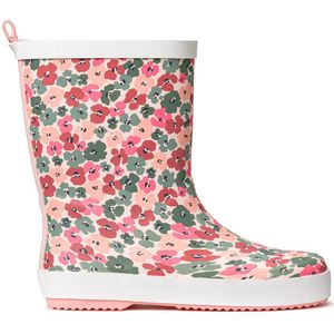 Regenlaarzen, bloemenprint LA REDOUTE COLLECTIONS. Rubber materiaal. Maten 35. Roze kleur