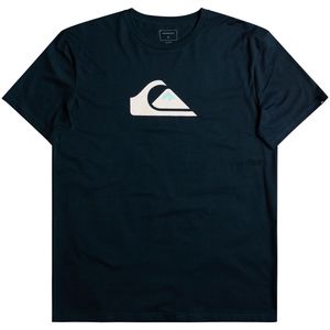 T-shirt met korte mouwen en ronde hals, logo QUIKSILVER. Katoen materiaal. Maten XS. Blauw kleur