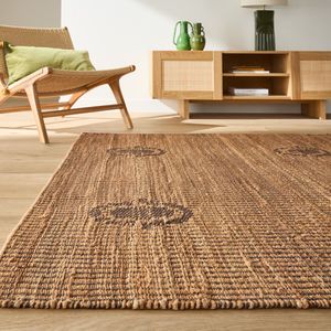 Limari - Vloerkleed - Beige - Jute en Katoen