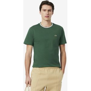 LACOSTE - T-shirt - Groen - Regular Fit - Katoen