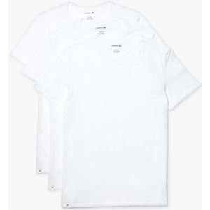 Set van 3 T-shirts met ronde hals LACOSTE. Katoen materiaal. Maten XL. Wit kleur