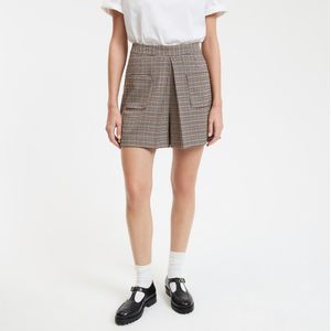 LA REDOUTE COLLECTIONS - Geruite Short - Rood - Polyester