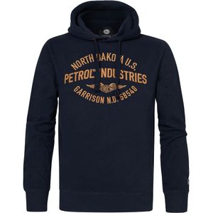 Hoodie PETROL INDUSTRIES. Katoen materiaal. Maten S. Blauw kleur