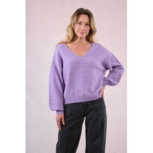 MOLLY BRACKEN - Oversized Trui - Violet - Polyester