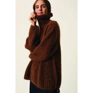 Des Petits Hauts, Dames, Truien, Bruin, Maat: XS