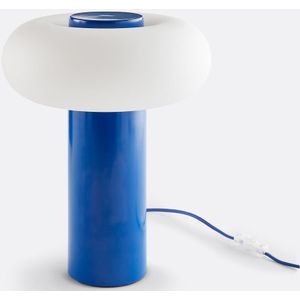 La Redoute Intérieurs - Omer - Lamp - Felblauw - Ijzermetaal en Opaline
