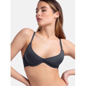 Dorina - Spacer BH - Antraciet Grijs - Microvezel - Balconnet Met Binnencups