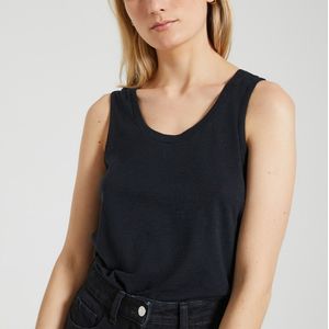 AMERICAN VINTAGE - Jacksonville - Tanktop - Zwart - Katoen