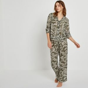 Bedrukte pyjama, grootvaders stijl LA REDOUTE COLLECTIONS. Polyester materiaal. Maten 50 FR - 48 EU. Andere kleur