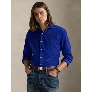 Hemd in ribfluweel met lange mouwen POLO RALPH LAUREN. Katoen materiaal. Maten XL. Blauw kleur