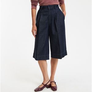 LA REDOUTE COLLECTIONS - Bermuda - Blauw - Tencel/Lyocell Materiaal