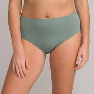LA REDOUTE COLLECTIONS PLUS - Bikinislip - Kaki - Tricot met Reliëfeffect