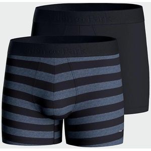 EDEN PARK - Boxershorts - Blauw + Marine - Katoen - Set van 3