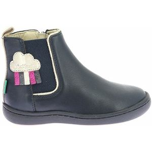 Bottines Chelsea in leer Kick Pop KICKERS. Leer materiaal. Maten 34. Blauw kleur