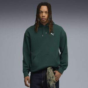 Puma - Select Wardrobe Ess Hoodie - Groen - Katoen - Relaxte Pasvorm