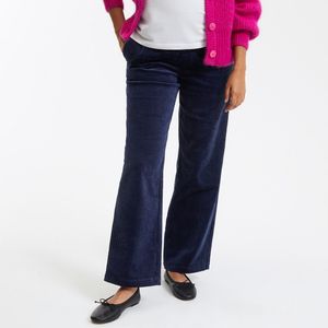 LA REDOUTE COLLECTIONS - Wijde Broek - Marineblauw - Katoen