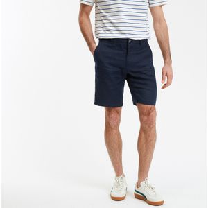 LA REDOUTE COLLECTIONS - Bermuda - Marineblauw - Linnen