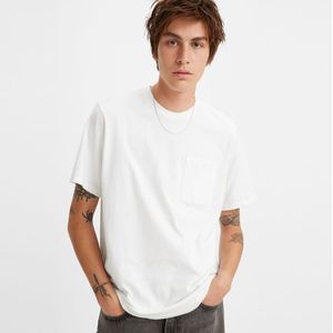 T-shirt met ronde hals en korte mouwen LEVI'S. Katoen materiaal. Maten XS. Wit kleur