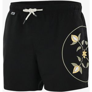 Grafische zwemshort Volley essentiel OXBOW.  materiaal. Maten 36 US - 50 EU. Zwart kleur