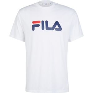 T-shirt met korte mouwen, groot logo, Foundation FILA. Katoen materiaal. Maten M. Wit kleur