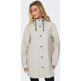 Onlnewellen - Regenjas - Groen - Waterafstotend - Capuchon - Knoopsluiting