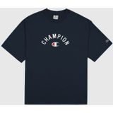 CHAMPION - T-shirt - Marineblauw - Katoen