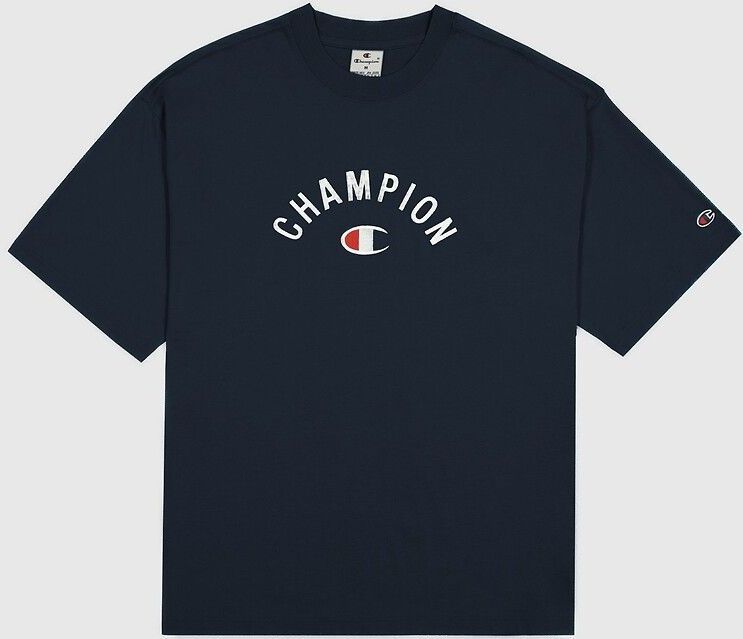 CHAMPION - T-shirt - Marineblauw - Katoen
