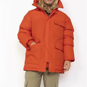 Jas met donsjas binnenin Banner SCHOTT. Katoen materiaal. Maten L. Oranje kleur