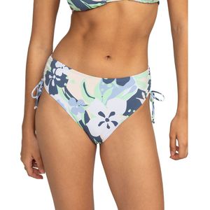 ROXY - Bikinislip Classics Mod Lace Up - Blauw - Gerecycled Polyester