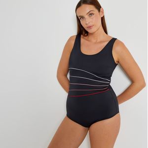 LA REDOUTE COLLECTIONS PLUS - Badpak - Zwart - 80% Polyamide, 20% Elasthan