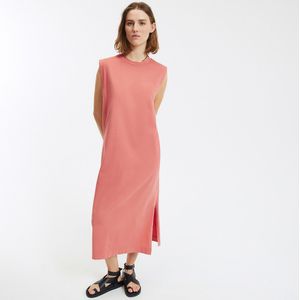 LA REDOUTE COLLECTIONS - Lange Mouwloze T-shirtjurk - Roze - Katoen