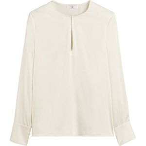 LA REDOUTE COLLECTIONS - Hemd - Wit - Polyester - Ronde Hals