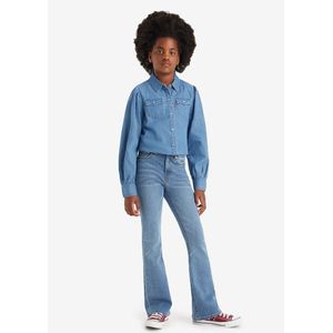 Jeans flare snit 726 LEVI'S KIDS. Katoen materiaal. Maten 14 jaar - 156 cm. Blauw kleur