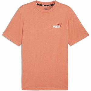 PUMA - T-shirt - Korte Mouwen - Perzik Oranje - Katoen