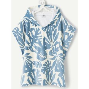 Poncho met kap, in badstof