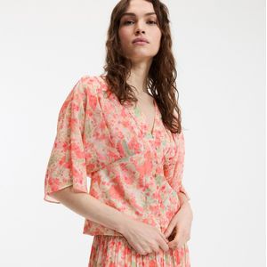 LA REDOUTE COLLECTIONS - Bedrukte Blouse - Kastanje Kleur - Polyester