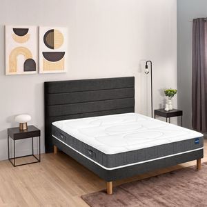 Smart Repair BULTEX® schuimmatras, 23 cm BULTEX.  materiaal. Maten 160 x 190 cm. Wit kleur