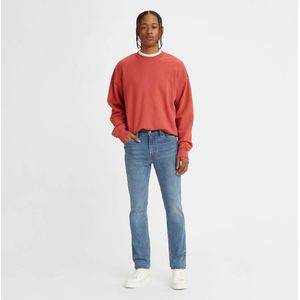 LEVI'S - Slim Jeans 511™ - Blauw - Katoen - 5-Pockets Model