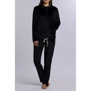 One TECCIA - Pyjama - Zwart - Fluweel materiaal