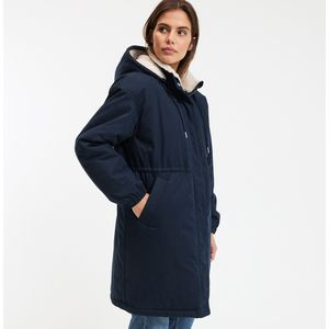 LA REDOUTE COLLECTIONS - Lange Parka - Marineblauw - Katoen